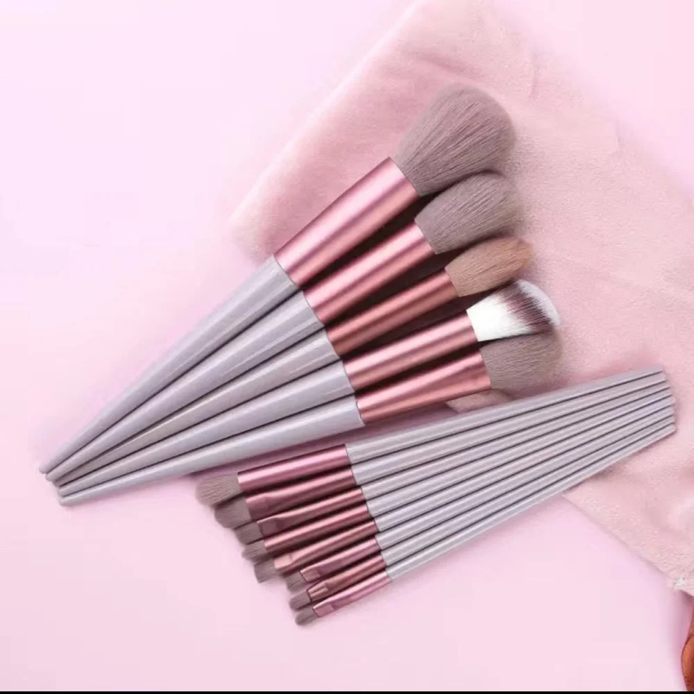 14Pcs Premium Synthetic Foundation‎ Contour Concealer EyeShadow MakeUp Brush set